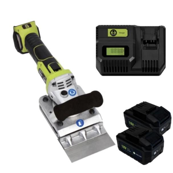 Leveres med lader og 2 stk batterier